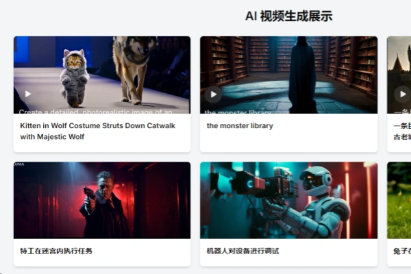 一站式 AI 视频生成信息和工具平台-即用库